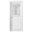 Blackout Door Curtains for Privacy, Front Sidelight Curtain,Easy Installed Glass Window Curtain. (Black,1 Panel, 24W x38L)