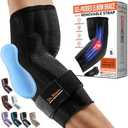 DR. BRACE® Elite Elbow Brace Support, Breathable Elbow Compression Sleeve with Gel Pad for Golfer's, Tennis Elbow & Tendonitis Treatment & Pain Relief 2024 (Black, Small)