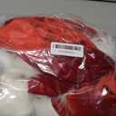 Womens Mrs Santa Claus Costume Long Sleeve Christmas Flared Jumpsuit And Santa Hat Set Adult Cosplay Costumes (Large)