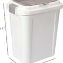 Ashfield & Harkness Airtight Pet Food Storage Container, up to 20 Lbs/ 23 Qt for Dog Cat Bird and Other Pet Food Storage, Easy Acces Including Scoup, Easy Access, Lightweight Keeps Pet Food Fresh
