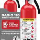 Kidde, FA110G, Multi Purpose Fire Extinguisher for Home, Office, Dorm, Residential, 1A10BC