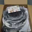 CAROTE 27pcs Ceramic Cookware Set Nonstick, Pots and Pans Set Non stick, Non Toxic Cookware, Dishwasher/Oven Safe, RV/Camping Cookware Set, Pan and Pot with Kitchen Utensils, Dark Gray