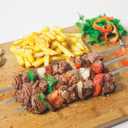 KESYOO 10pcs Stainless Steel Bbq Skewers Gear Grill Picks Rotating Meat Skewers for Barbecue Grilling Accessories