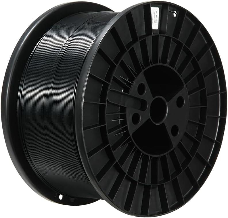 Polymaker 5kg ABS Filament 1.75mm Black, 3D Printer Filament 1.75mm Heat Resistant - PolyLite Black ABS 3D Printing Filament 1.75mm Cost Effective Large Spool, Strong & Durable
