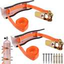 Propane Tank Mount Wall Propane Tank Holder with 59inch Ratchet Strap