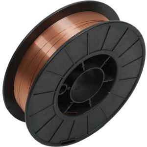 ER70S-6 .023 Inch Solid MIG Welding Wire, 11 LBS 0.6 mm, Mild Steel MIG Wire with Low Splatter and High Levels of Deoxidizers