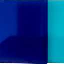 Smead 10-Pocket Organizer, Letter Size, 2 per Pack, 1 Each of Dark Blue and Teal (89204)