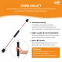 SISSEL Sport Swing Plus | Core Training & Abdominal Muscles | Exclusive Grip Design | Fitness & Sport | Stable Swing Bar | Dimensions: 45.3x2.4 inches