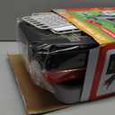 CUTE STONE Kids BBQ Grill Toys, Color Changing Play Food, Sizzling Sound & Light Effects, Cool Mist Spray, Pretend Cooking with Frying & Grilling, 2-Tier BBQ on Wheels - Kitchen Toy Gift Ideas (Red)