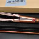 Dyson Airstrait Straightener, Wet to Dry Hair Straightener, No Heat Damage, No hot Plates, All Hair Types (Amber Silk)