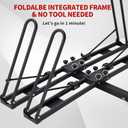 Hitch Bike Rack for 2 Bike,Bike Rack for Car SUV with 2 Receiver