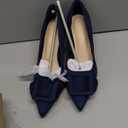  MANYUBEI Women's High Heels, Large Size Patent Leather 7.5