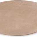 Sigmat 13In Round Stool Cushion Memory Foam Small Chair Cushion Khaki