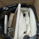 Wang Xin Three Layer Cat Tree with Cat Condo Scratch Pad and Two Hammocks,Beige (Small)