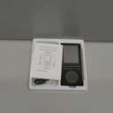 64GB MP3 Player with Bluetooth 5.3, Music Player with HiFi Sound for Sports Runners, 2.4" Screen MP3 Player Built in HD Speaker Voice Recorder FM Radio E-Book, Expanded Up to 128GB, Earphone Included (Black)