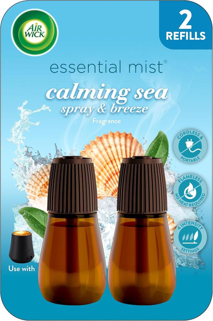 Air Wick Essential Mist Twin Refill Calming Sea Spray & Breeze 2 ct.
