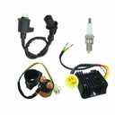Voltage Regulator Rectifier with Ignition Coil&Starter Solenoid Relay for Honda Fourtrax 300 TRX300 TRX300FW 4x4 1993-2000
