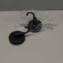 OUTXE Suction Cup Wreath Hanger, Upgraded Reef Hook for Front Door/Glass Window/Over Door, Christmas/Thanksgiving/Halloween/July 4th/Easter/Valentine/Spring/Summer/Fall (Black, 2-Pack)