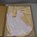 2 Sets Keychain Display Stand Wooden Pegboard Display Stand with 25 Pcs Dowel Rods Oval Bracelet Organizer Holder for Jewelry, Craft Shows, Necklace, Selling, 15.75" x 11.81"(Wood)