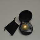 Luminous Desk Spinning Toys for Kids Adults, Metal Kinetic Stress Ball, Optical Illusion Fidget Spinner, Glow in The Dark Fingertip for Office Classroom, Stress Relief Anti Anxiety Birthday Gifts (Gold)