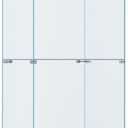 Curio Cabinet Glass Display Case for Collectibles with Door, 4 Display Shelves Showcase, 64.2Hx16.9''Lx 14.6''W Black