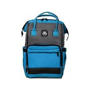 Uni Baby Mommy bag,Diaper Bag, Multi-Compartment Backpack for Baby Essentials (Blue and Gray)