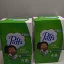 Puffs Plus Lotion Facial Tissues, 8 Family Boxes, 124 Facial Tissues per Box, Allergies and Colds