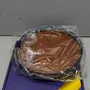 Farmhouse Oak 9" Lazy Susan Turntable Organizer for Cabinet, Round Wooden Lazy Susan Organization and Storage for Dining Table, Pantry, Kitchen, Countertop, Cupboard,Home Decor, Walnut Wood