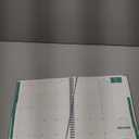 BEZEND Monthly Planner 2026-2027 (Spiral-8.5" x 11") 2 Year Calendar Book with Note Pages - Jan 26 to Dec 27-120 GSM Paper, Inner Pockets, Laminated Tabs, Vegan Leather Softcover - Dark Green