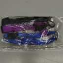 4 Pack Nylon Dog Collars, Classic Adjustable Pet Dog Collar for Small, Medium and Large Dogs, M(Black, Blue, Red, Purple)