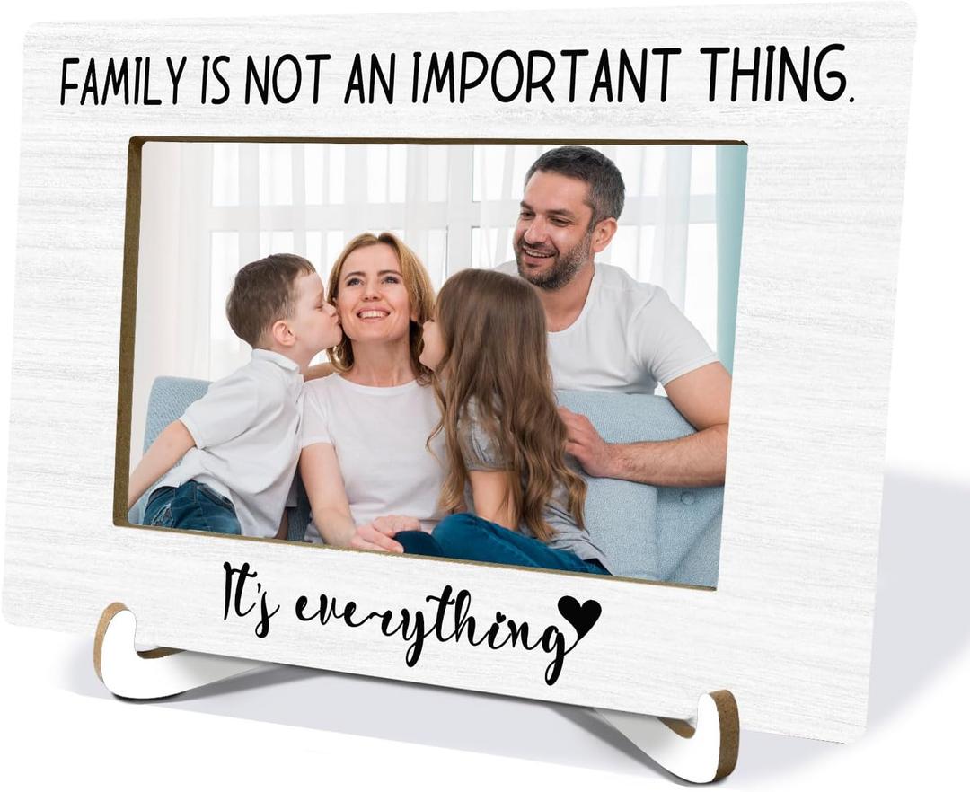 Family Picture Frame 4x6, Family Is Not an Important Thing It's Everything Photo Frame, Gifts for Families