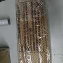 LazBlinds No Drill Bamboo Roman Shades, 30" W x 48" H, Star-Brown