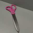 25 Inch Pink Ribbon Cutting Scissors - Giant Grand Opening Shears Large Ceremony Tool for Beauty Events Elegant Party Supplies Professional Sharp Blades for Special Occasions