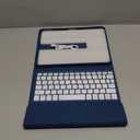 Harvopu Compatible for iPad 11th 10th Generation Case with Keyboard, Folio Cover with Pencil Holder, Multi-Touch Trackpad, 7 Color Backlit, Detachable Keyboard for iPad (A16) 11th/10th Gen (Navy Blue)