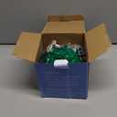 Christmas Lighted Ball 5.5" Outdoor Hanging Sphere Lights Orb 50 LED Green Starlight Sphere for Tree, Porch, Gazebo, Bedroom Decorations