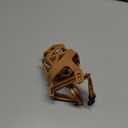 BARKLESS Dog Muzzle, Basket Muzzle for Biting, Chewing and Scavenging, Humane Cage Mouth Cover, Perfect for Grooming and Training Medium Aggressive Reactive Dogs (M, Brown)