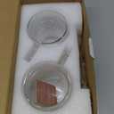 Double Walled Glass Coffee Mugs 16 OZ, Borosilicate Glass Coffee Cups Set of 2 with Spoons, Insulated Clear Coffee Mug for Hot Beverages, Cappuccino, Latte, Tea Bag.