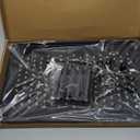 WALI Computer Monitor Stand for Desk, Adjustable Laptop Riser, Desk Monitor Stand Underneath Storage for Office, Home, School Supplies (STT003), 1 Pack, Black