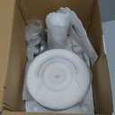 Glass Food Processor with 4 Blades (8 Cup), Small Food Processor& Meat Grinder - Compact Design for Meal Prep, Baby Food, Sauces - Dishwasher Safe (white)