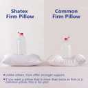 Shatex Extra Firm Pillow King Size 34 x 20 inch, Bed Pillow with Adjustable Insert Provides Stronger Support - for Back, Stomach & Side Sleepers.