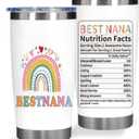 Grandma Christmas Gifts, Best Grandma Gifts for Women, Thank You Retirement Gifts Ideas for Great Grandmother, 20 Oz Insulated Tumbler Nana Mimi Gifts