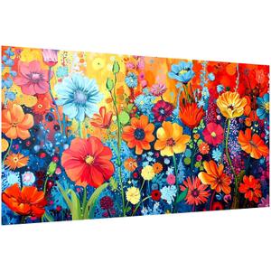 JOOZ Diamond Painting Kits for Adults - DIY 5D Large Diamond Art Kits for Adults Flowers, Full Drill Diamond Art Flowers Kit, Gem Art Kits for Home Wall Decor (27.5 X 15.7 Inch)