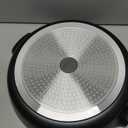 SENSARTE Nonstick Frying Pan Skillet with Lid, 13.3 Inch Large Deep Frying Pan, 6 Qt Non Stick Saute Pan with Cover, Induction Pan, Healthy Non Toxic Cooking Pan with Helper Handle, PFOA PFOS Free (Classic Black)