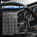 Rear ABS Wheel Speed Sensor Left & Right fit for VW Passat Jetta Tiguan Beetle GTI EOS Golf CC, Audi A3 TT 2006 2007 2008 2009 2010 2011 2012 2013 2014 2015 2016 2017 2018