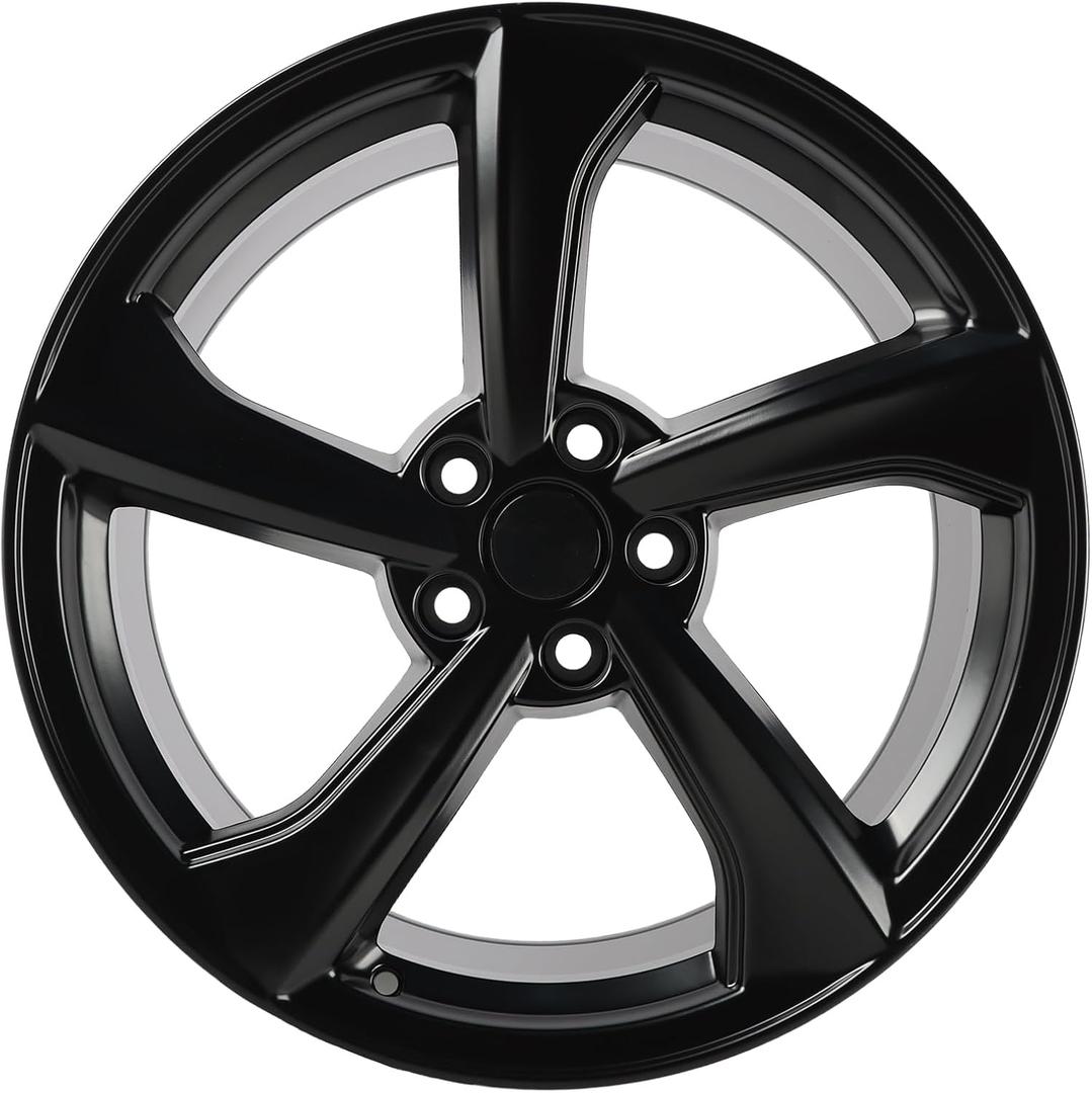 New Single 19 Inch 19x9.5 Inch 19" Aluminum Alloy Wheel Rims Fit for Tesla Model Y 2020 2021 2022 2023 2024 2025 2026, Direct Fit OEM Replacement Rim, 94271, Machined black