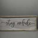 LuZhiQiang Above Bed Love Theme Wall Decor Always Kiss Me Goodnight Sign 40"15" Wood Framed for Master Bedroom Over Bed Wall Art (Black)