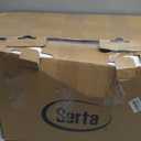 Serta Hotel Collection Bed Pillows Queen/Standard Size Set of 2, 400 Thread Count 100% Cotton Cover, Medium Soft, Support Gusseted Down Alternative Pillow for Back, Stomach or Side Sleepers, 18" x 26" (White)