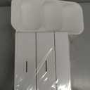 HBlife Makeup Organizer with Brush Holder for Vanity, Large Plastic Bathroom Countertop Organizer Skin Care Storage, Easy to Store Lipsticks, Nail Polishes, Perfumes, Eyeshadow Palettes, All White