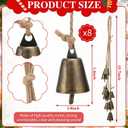 25pcs Velvet Christmas Ornaments Set, 3.15 Inch 12 Christmas Tree Balls, 12 Velvet Bows, 1 Eight Bell Jute Garland for Family Holiday Wreaths Gift Wrapping Hanging Decoration