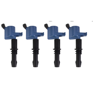 TRQ Ignition Coil & Spark Plug Kit 1 Piece Iridium Compatible with 2004-2008 Ford F150 2000-2014 E150 1997-2013 Expedition 2003-2013 Crown Victoria 1998-2011 Lincoln Town Car Mercury Grand Marquis